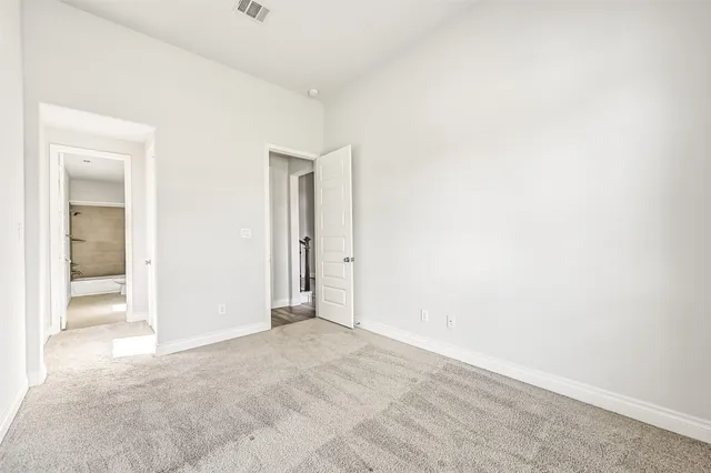 a view of an empty room