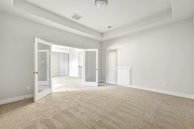 a view of an empty room