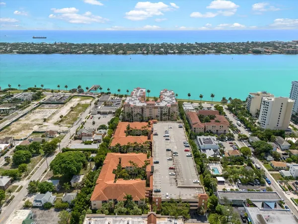 a view of city and ocean