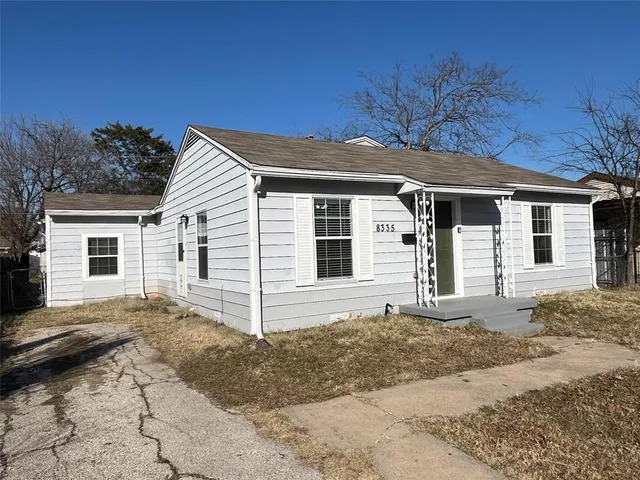 a view of a house with a patio