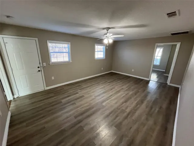 wooden floor in an empty room