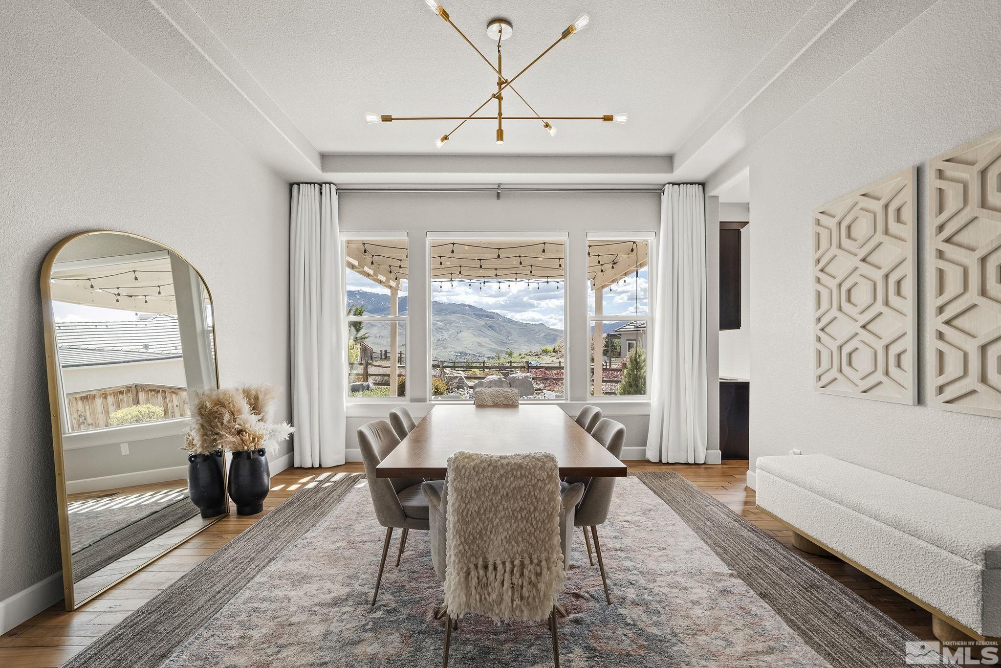 1755 Laurel Ridge Court Reno, NV 89523 - Photo 5 of 38 a view of a dining room with furniture window and outside view