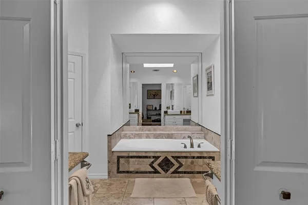 a view of a kitchen area of the house