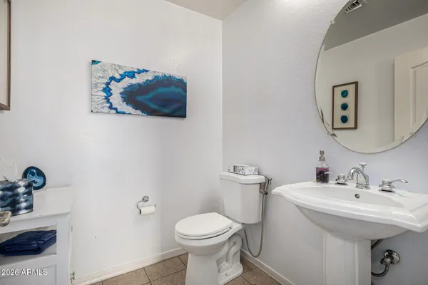 a view of hallway with livingroom