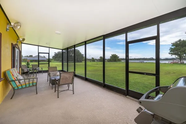 a view of a city from a balcony