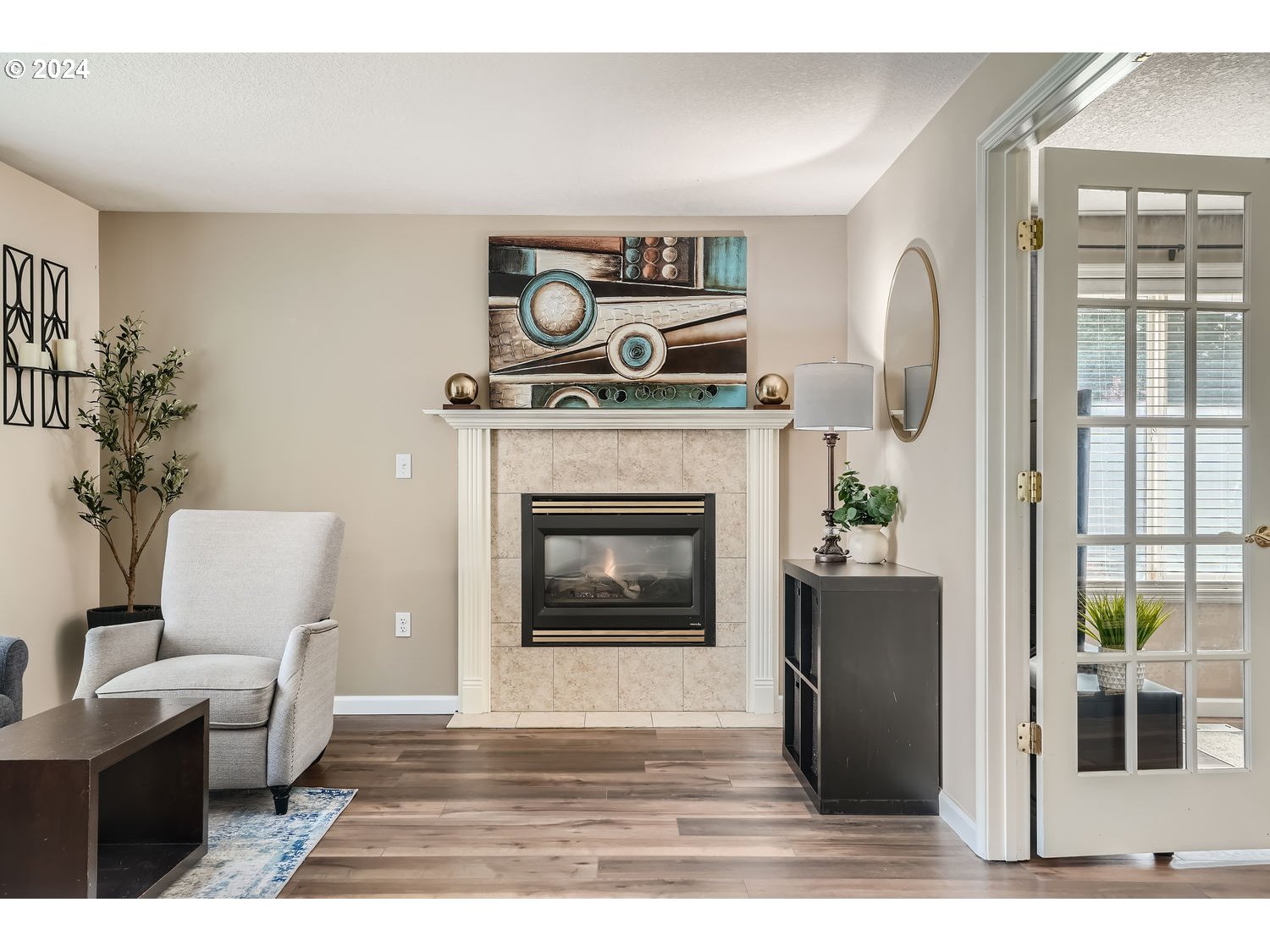 19504 Southeast 41st Circle Camas, WA 98607 - Photo 5 of 27 a living room with furniture and a fireplace