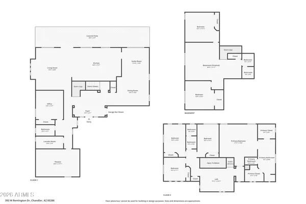 $1,050,000 | 393 West Remington Drive, Chandler, AZ 85286