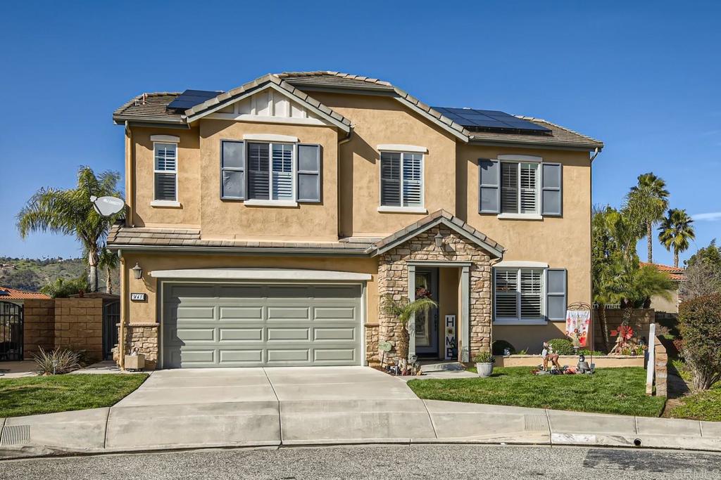 3603 Lake Park Road Fallbrook, CA 92028 - Photo 1 of 1 a front view of a house with a yard and garage