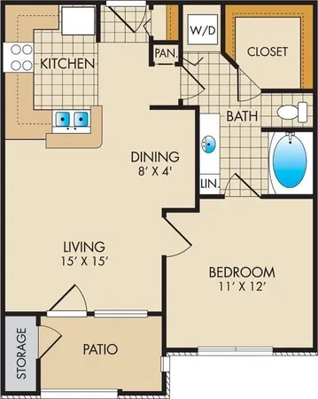 $1,340 | 2350 Westcreek Lane, Unit 5103, Houston, TX 77027