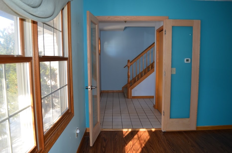 Undisclosed Address Somonauk, IL 60552 - Photo 10 of 25 a view of balcony with wooden floor