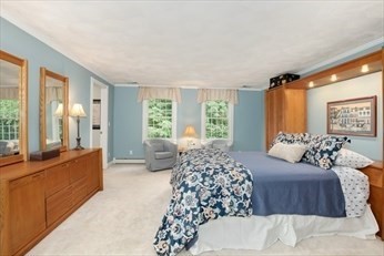 117 Perkins Row Topsfield, MA 01983 - Photo 16 of 25 a bedroom with double bed and a large window