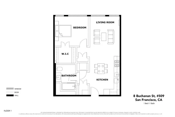 $719,000 | 8 Buchanan Street, Unit 509, San Francisco, CA 94102