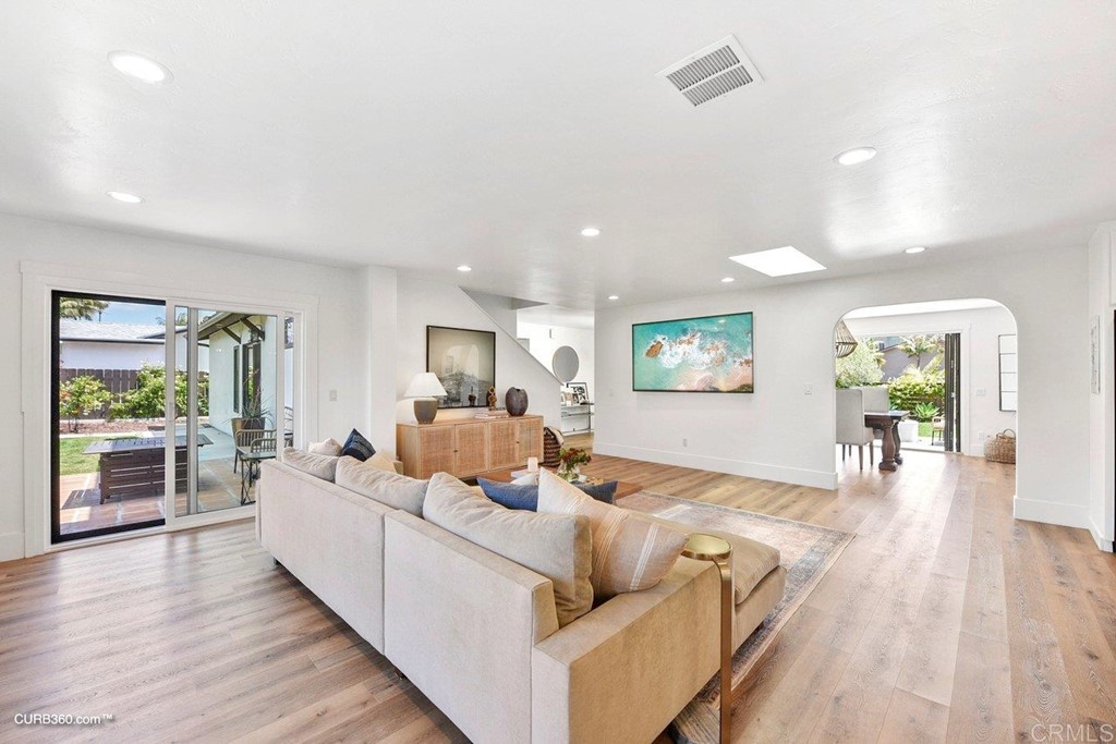 3815 Trieste Drive Carlsbad, CA 92010 - Photo 9 of 24 a living room with furniture and a wooden floor