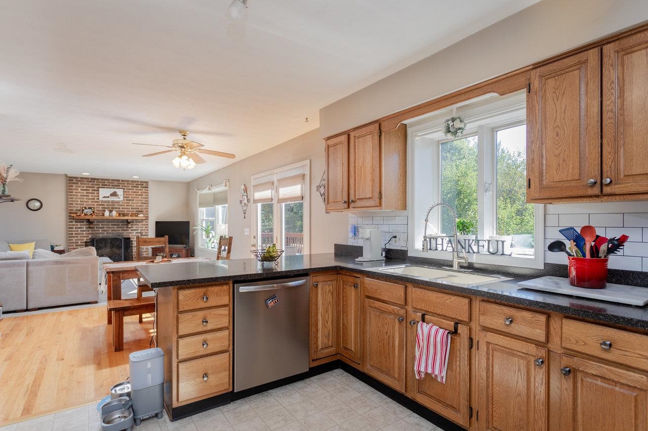 1480 Bluewater Road Harrisonburg, VA 22801 - Photo 9 of 46 a kitchen with lots of counter top space and a window
