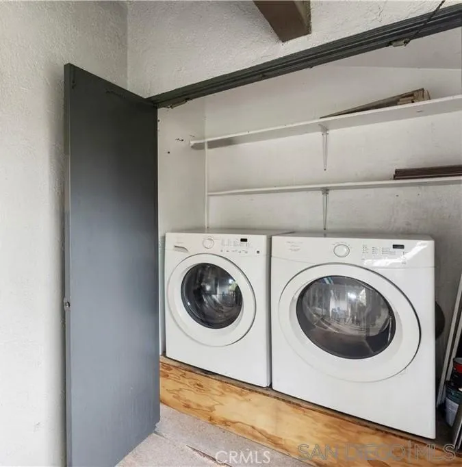 20702 El Toro Road, Unit 258 Lake Forest, CA 92630 - Photo 21 of 30 a utility room with dryer and washer
