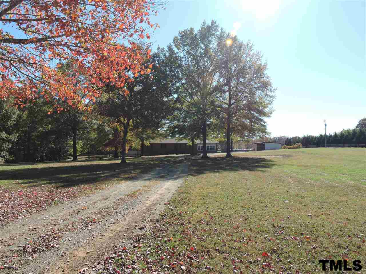 5119 Green Riley Road Rougemont, NC 27572 - Photo 15 of 25 a view of backyard with green space