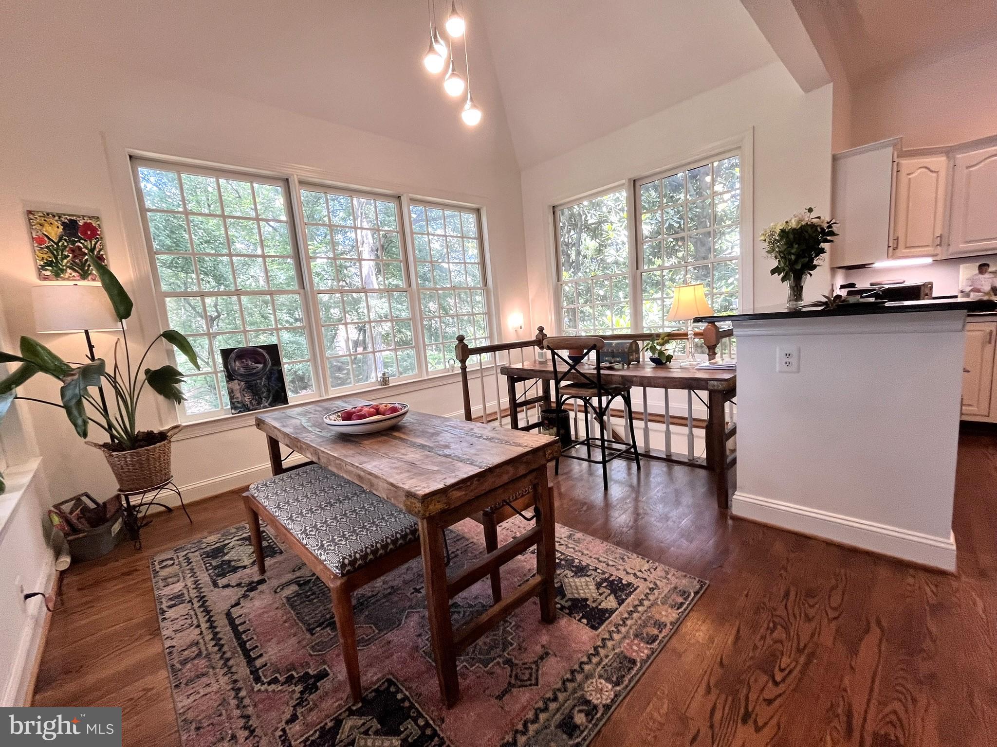 7809 Fox Gate Court Bethesda, MD 20817 - Photo 10 of 42 a view of a dining room with furniture window and outside view