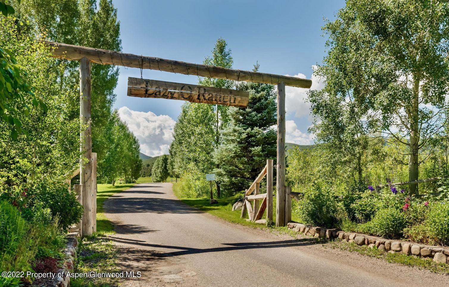900 Lazy O Road Snowmass, CO 81654 - Photo 25 of 30 Lazy O Ranch Entrance