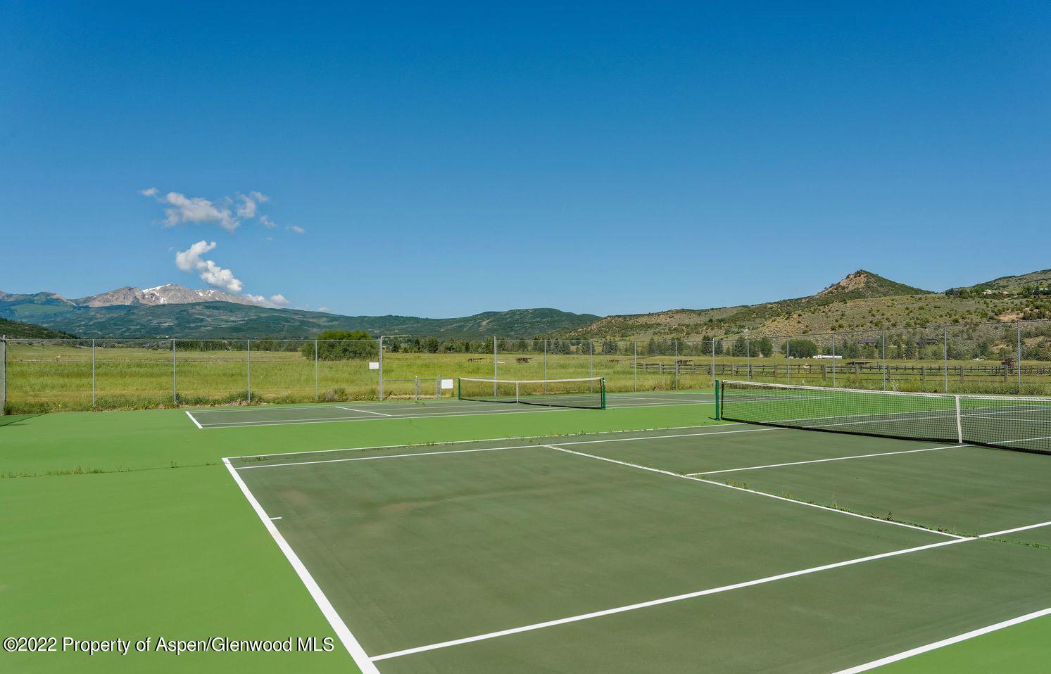 900 Lazy O Road Snowmass, CO 81654 - Photo 30 of 30 Lazy O Tennis and Pickleball Court