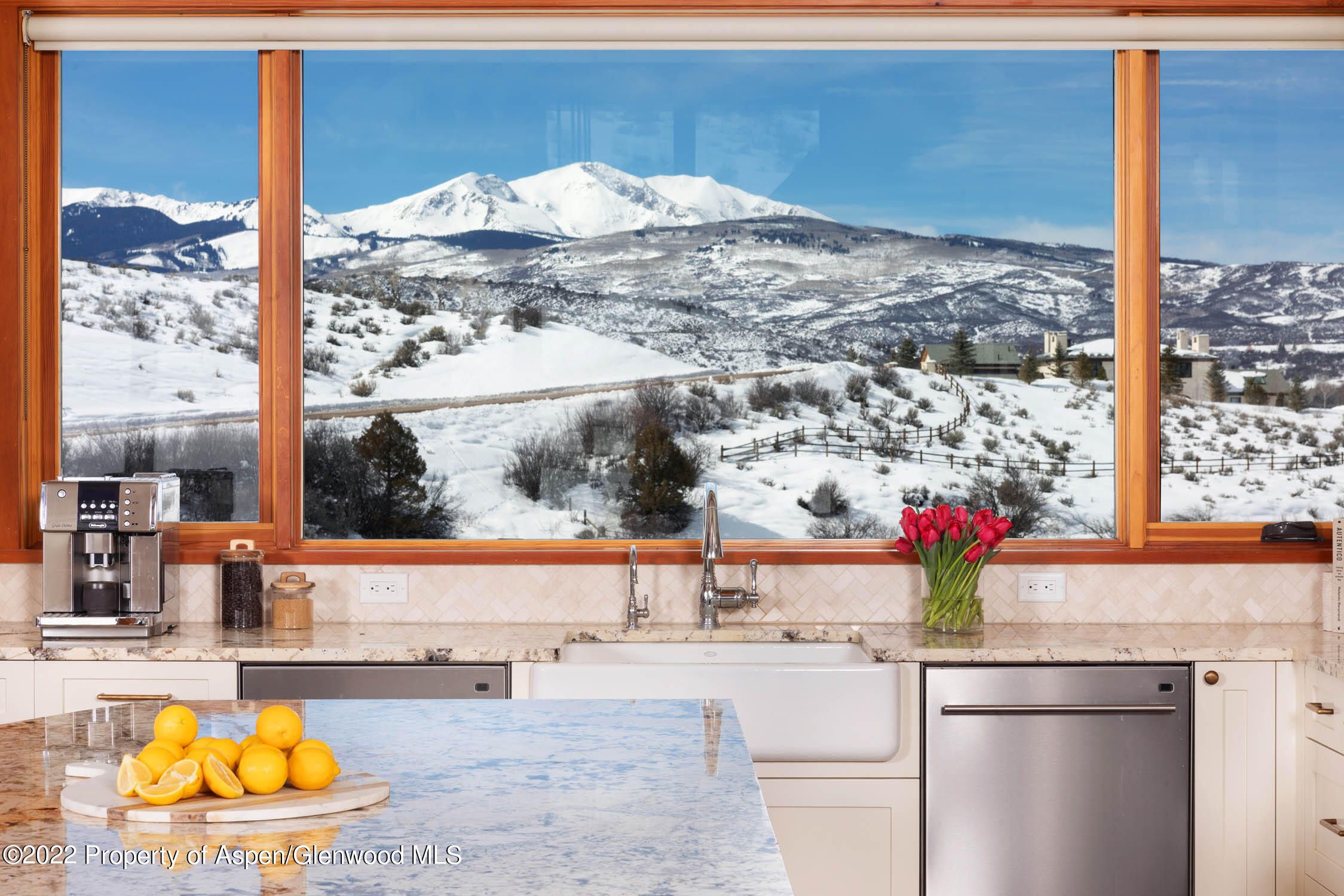 900 Lazy O Road Snowmass, CO 81654 - Photo 9 of 30 Sopris Views from the Kitchen