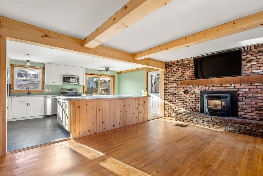 4 Meadow Lane Three Rivers, MA 01080 - Photo 8 of 23 a living room with furniture and a fireplace