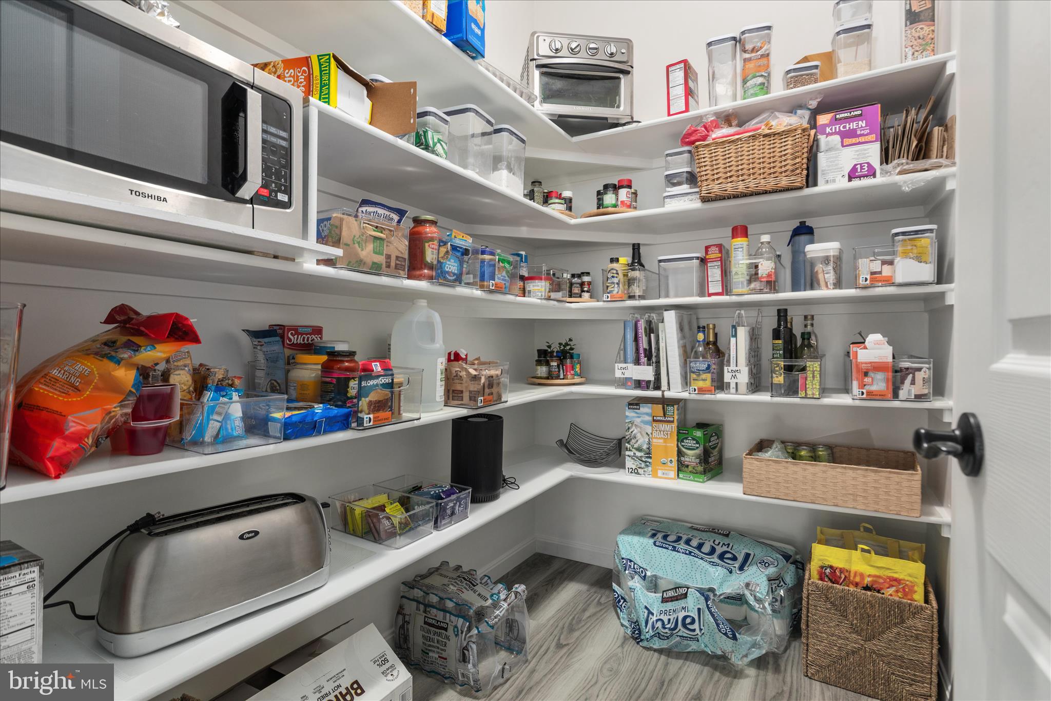 174 Williamson Road Winchester, VA 22602 - Photo 17 of 67 Walk-in pantry. Small microwave conveys