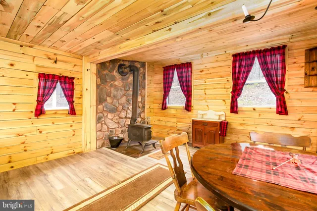 a view of wooden floor