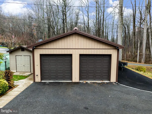 a view of a deck with a yard