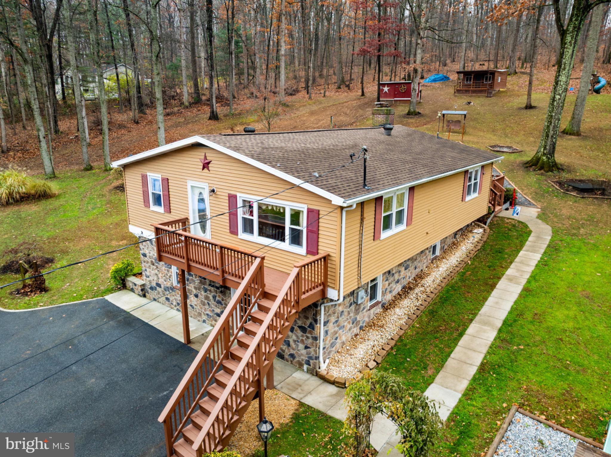 355 Silver Run Valley Road Westminster, MD 21158 - Photo 42 of 49 an aerial view of a house with a yard