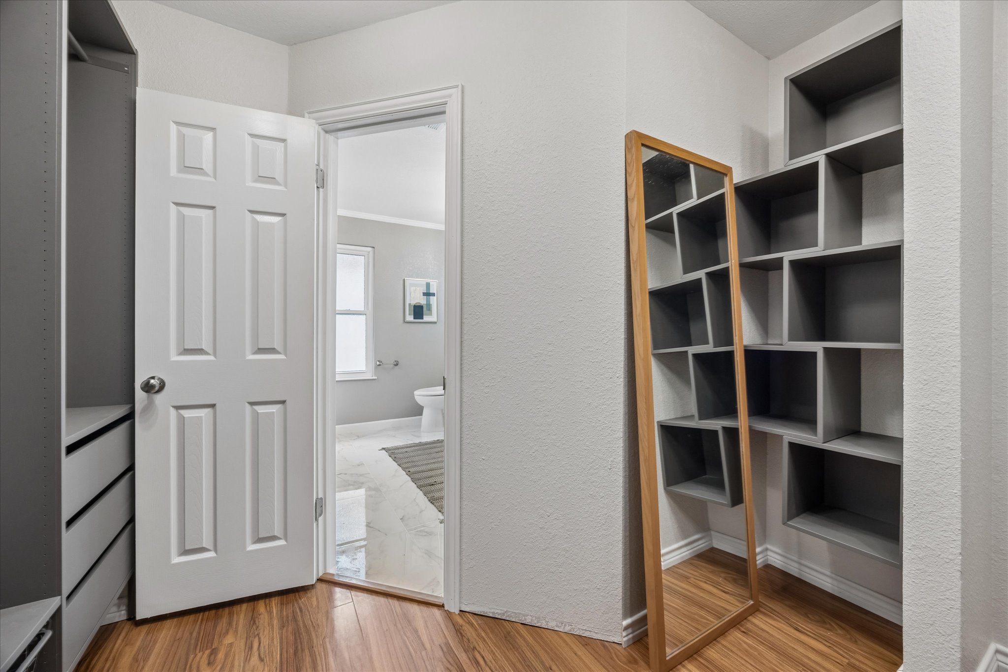 1306 Shady Grove Path Cedar Park, TX 78613 - Photo 24 of 40 a view of walk in closet with empty racks