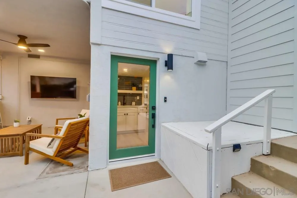 4584 3rd Street La Mesa, CA 91941 - Photo 21 of 57 a living room with furniture and a flat screen tv