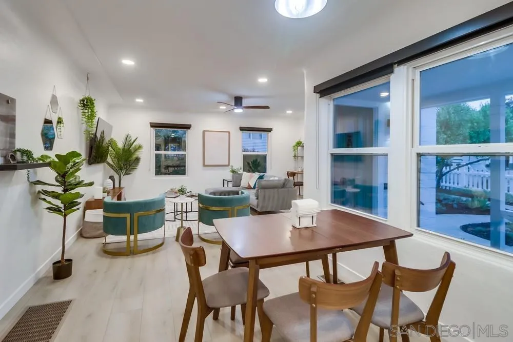 4584 3rd Street La Mesa, CA 91941 - Photo 7 of 57 a view of a dining room with furniture and window
