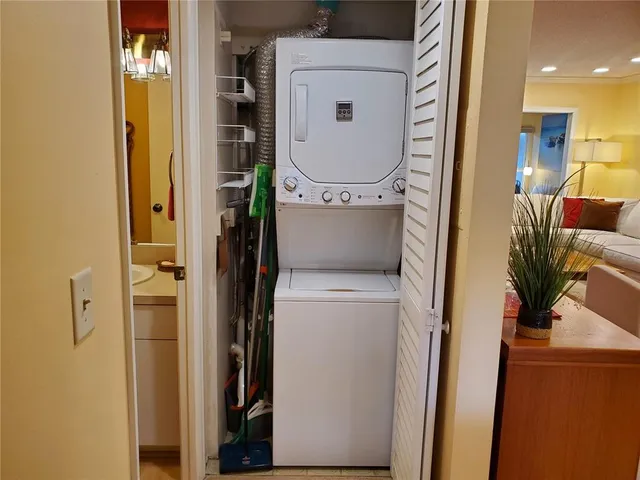 a view of washer and dryer