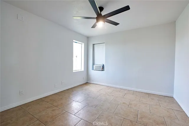 an empty room with an entryway