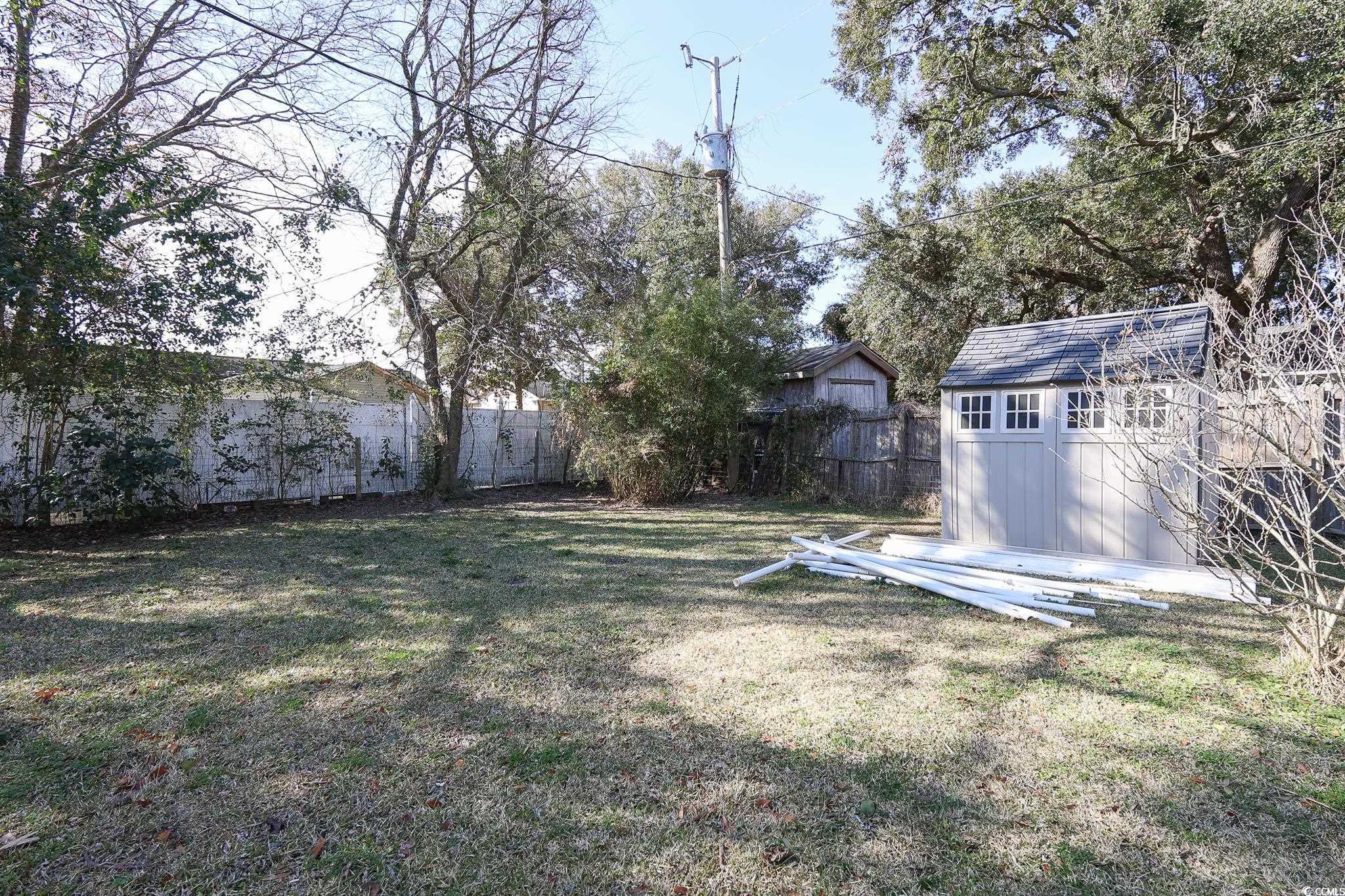 1841 Jasper Street Georgetown, SC 29440 - Photo 27 of 33 View of yard with a storage unit