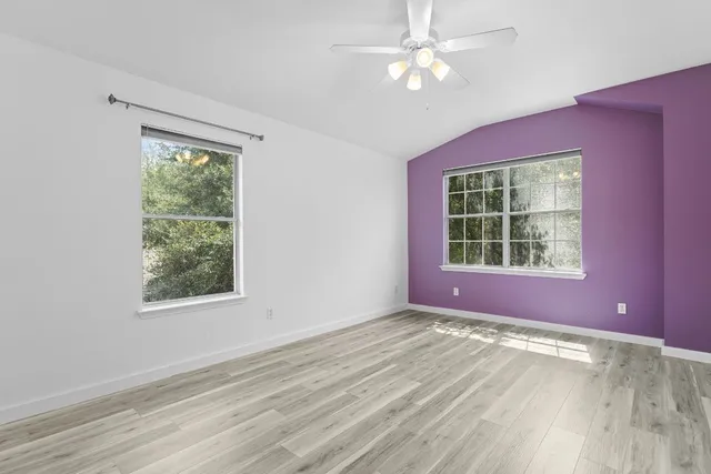 wooden floor in an empty room