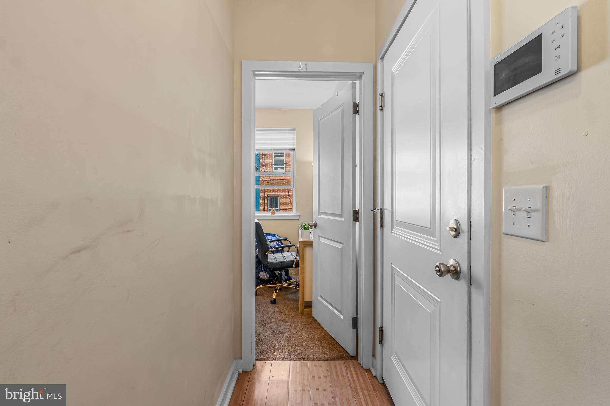 1724 Monument Street, Unit B Philadelphia, PA 19121 - Photo 5 of 26 a view of a bathroom from the hallway