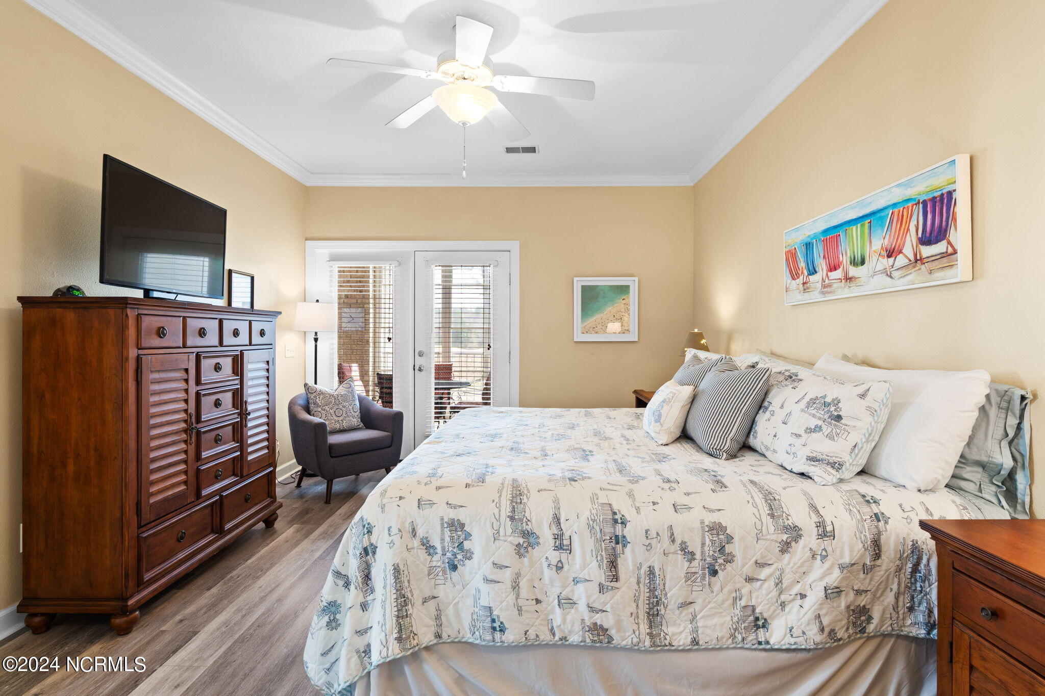 182 Clubhouse Road, Unit 1 Sunset Beach, NC 28468 - Photo 12 of 52 Direct access to the large screen porch.