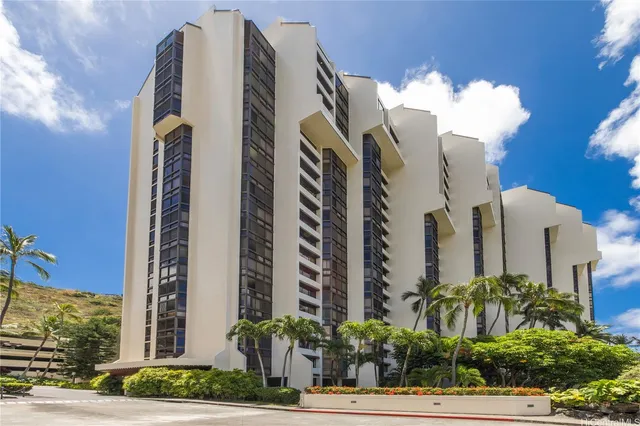 a front view of a building