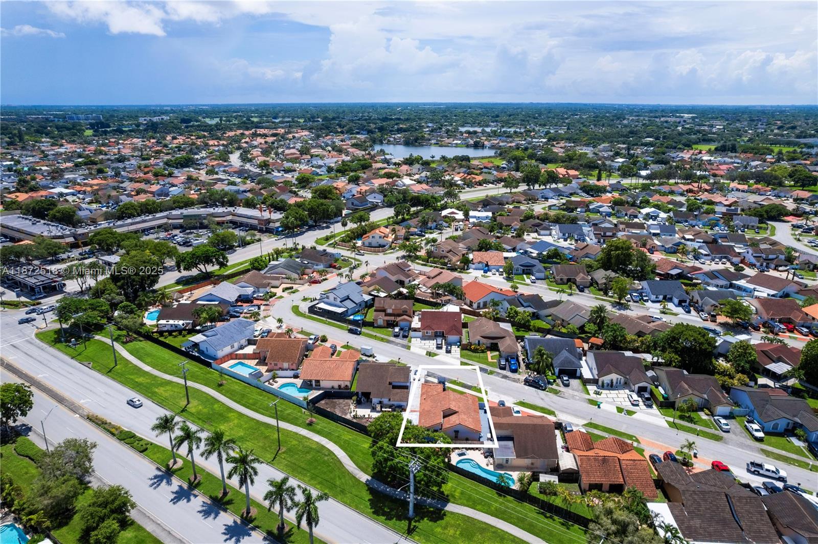 15275 Southwest 56th Terrace Miami, FL 33193 - Photo 31 of 32 an aerial view of a city with lots of residential buildings