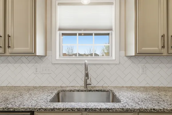 a view of a kitchen sink