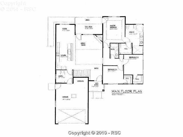 Benet Lane Colorado Springs, CO 80921 - Photo 15 of 16 upper level floorplan, to be built.