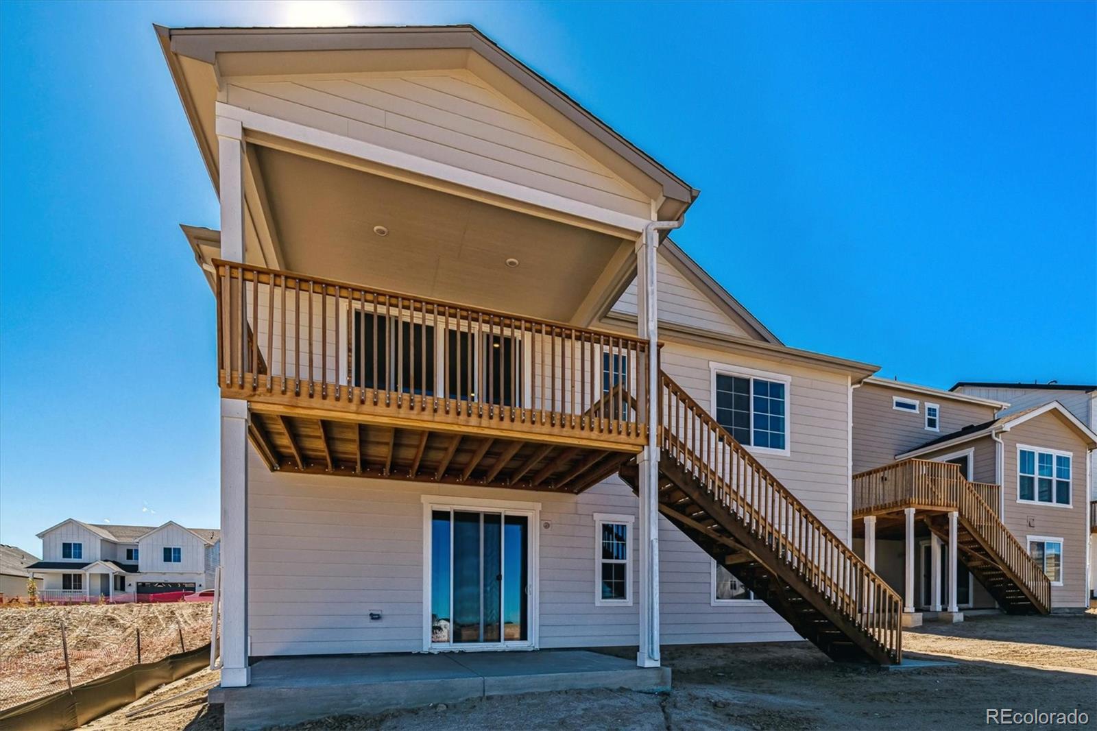 741 Lawson Drive Elizabeth, CO 80107 - Photo 25 of 27 a view of house with a deck