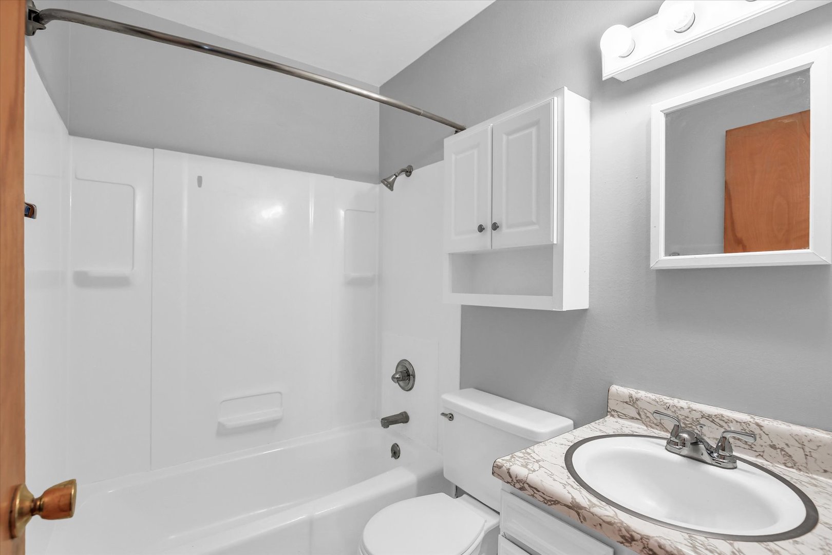 2107 Barberry Drive Champaign, IL 61821 - Photo 28 of 37 a bathroom with a sink toilet and shower