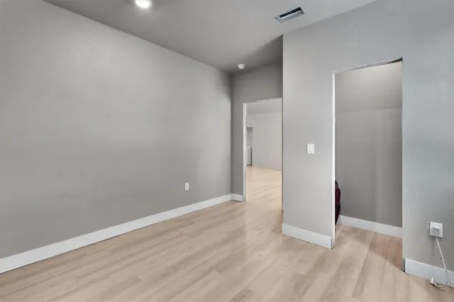 wooden floor in an empty room