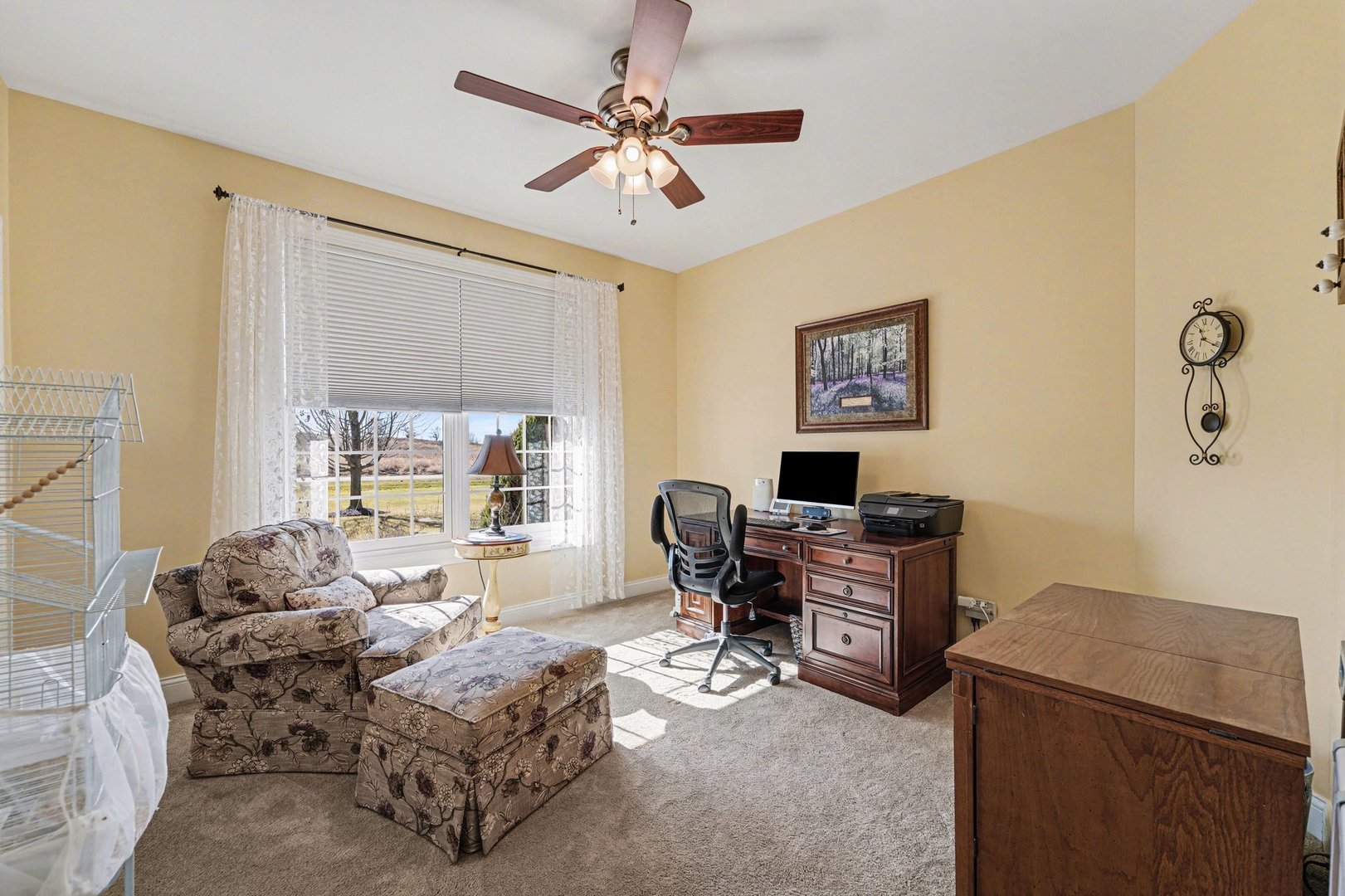 1744 East Offner Road Beecher, IL 60401 - Photo 25 of 49 a bedroom with a workspace