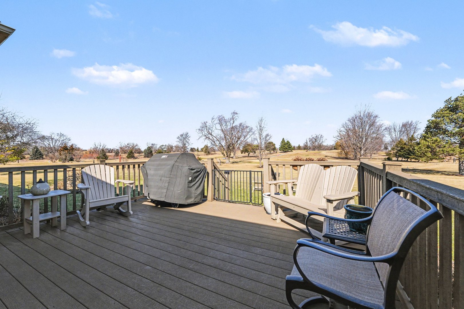 1744 East Offner Road Beecher, IL 60401 - Photo 44 of 49 a view of a balcony with chairs