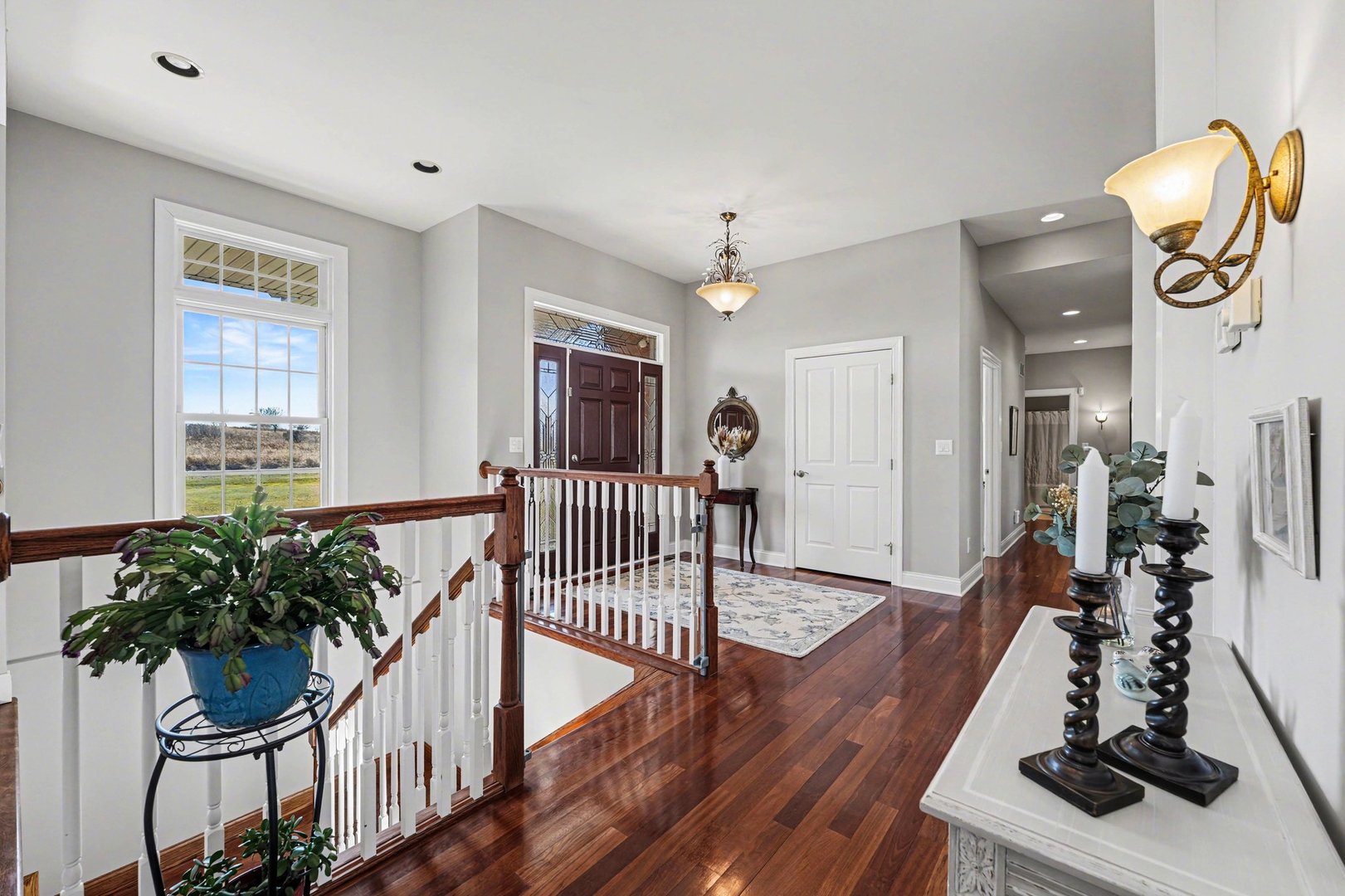 1744 East Offner Road Beecher, IL 60401 - Photo 9 of 49 a living room with furniture and wooden floor