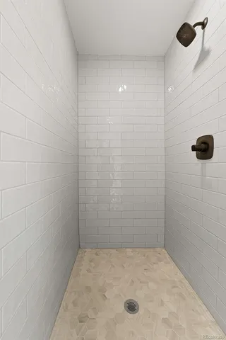 a view of staircase with white walls and white walls