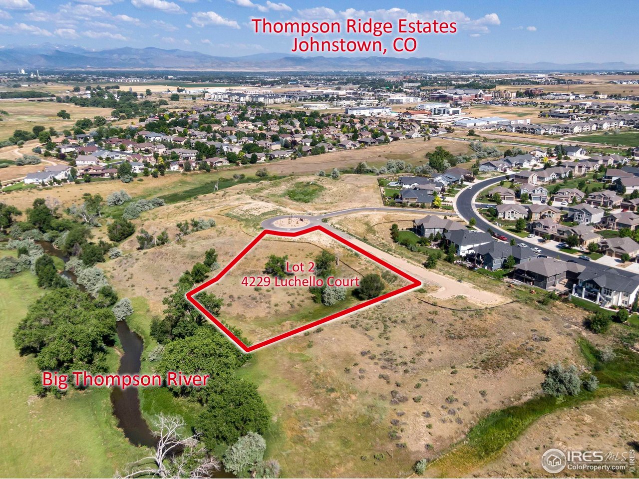 4229 Luchello Court Johnstown, CO 80534 - Photo 1 of 20 an aerial view of residential houses with outdoor space